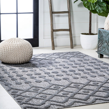 Peralta Moroccan Diamond Indoor/outdoor Area Rug